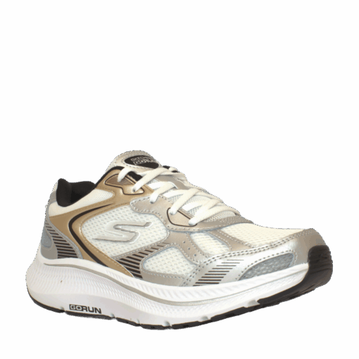 Vamba Esportiva Sckechers dona model 128633 en blanc/plata - Imatge 2