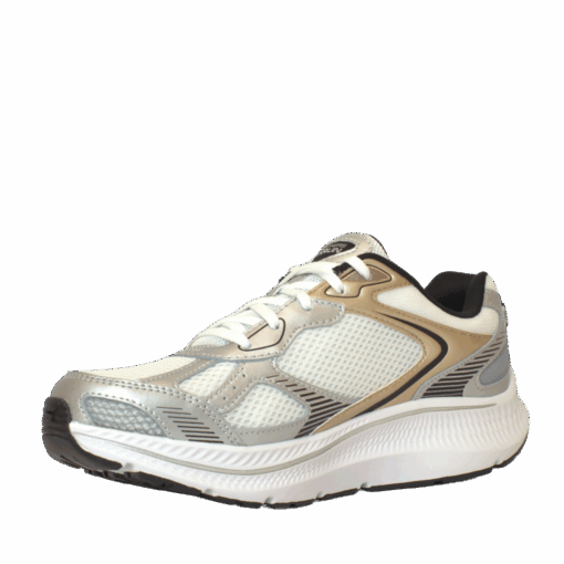Vamba Esportiva Sckechers dona model 128633 en blanc/plata - Imatge 3