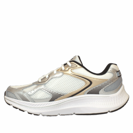 Vamba Esportiva Sckechers dona model 128633 en blanc/plata - Imatge 4